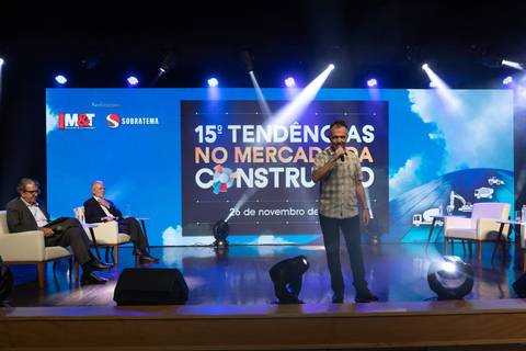 15º Tendências da Construção - Revista M&T Eurimilson Daniel e Carlos Pacheco Silveira. Apresentador Vagner Barbosa'