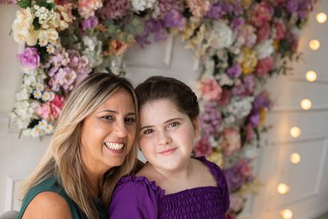 ensaio de dia das mães avó e neta'