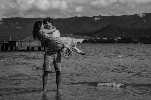pre wedding na praia'