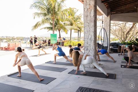 Aula Yoga - Hotel Pontal do Ubu, Guarapari, Espírito Santo'
