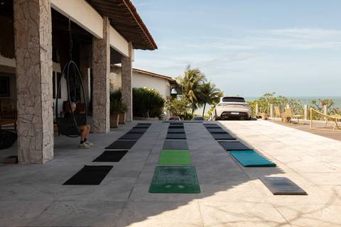 Aula Yoga - Hotel Pontal do Ubu, Guarapari, Espírito Santo'