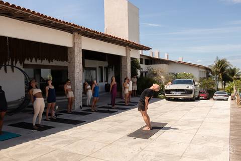 Aula Yoga - Hotel Pontal do Ubu, Guarapari, Espírito Santo'