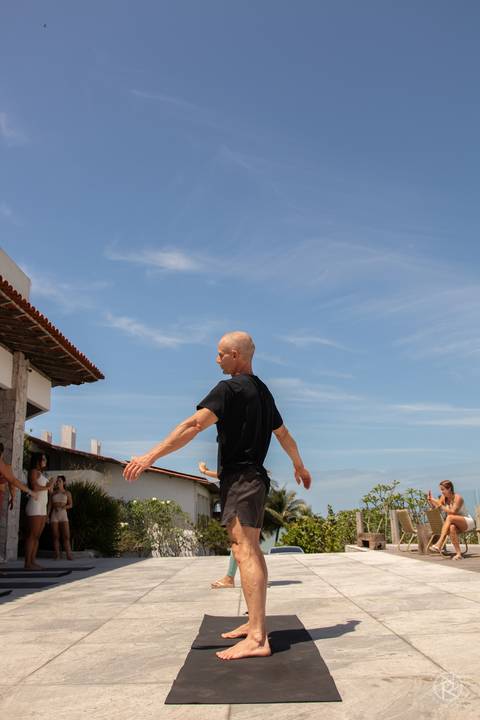 Aula Yoga - Hotel Pontal do Ubu, Guarapari, Espírito Santo'