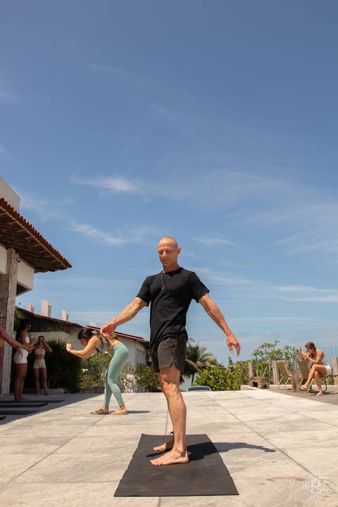 Aula Yoga - Hotel Pontal do Ubu, Guarapari, Espírito Santo'