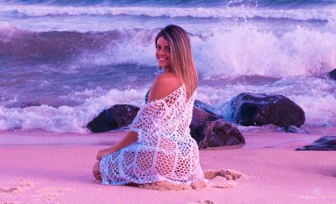 Ensaio fotográfico feminino da Alessandra Santana realizado na praia do pontal, localizada no Recreio dos Bandeirantes - Rio de Janeiro.'