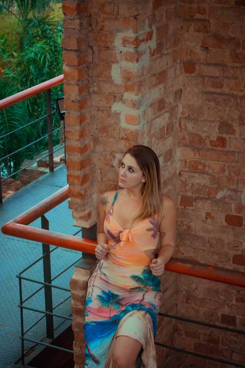 Ensaio fotográfico da Fernanda Cerdeira realizado no Parque das Ruínas, localizado no bairro Santa Thereza - Rio de Janeiro.'