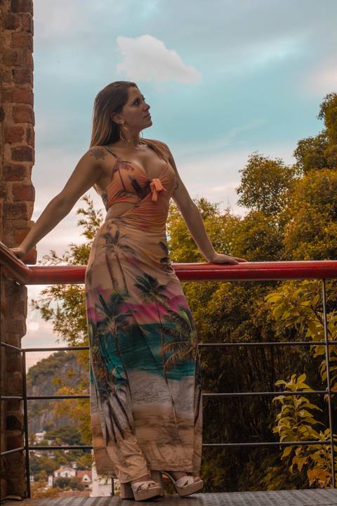Ensaio fotográfico da Fernanda Cerdeira realizado no Parque das Ruínas, localizado no bairro Santa Thereza - Rio de Janeiro.'