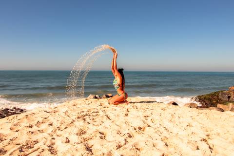 Ensaio feminino na praia do potal, recreio RJ.
Nyck Marques'