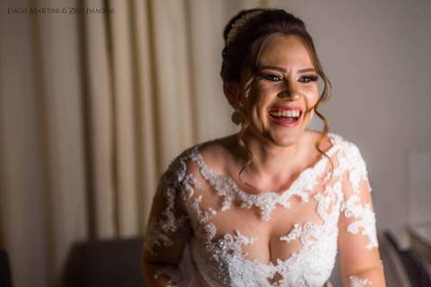 making of noiva dando gargalhada'