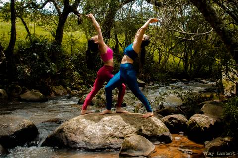 Fotografia de posturas de pilates'