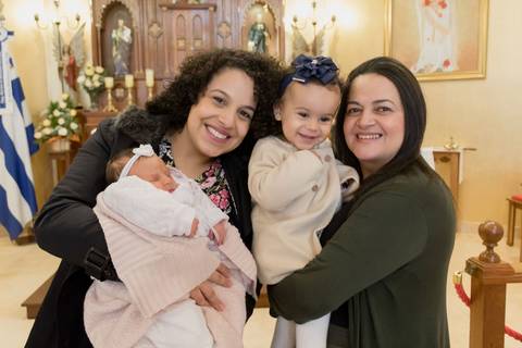 Batizado de bebê na Igreja Católica Paróquia Rainha Santa Isabel de Portugal'