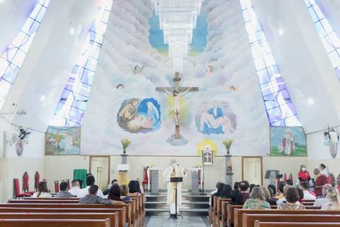 Batizado, Igreja Católica, Batismo, Foto de Batizado, Igreja Bom Jesus de Piraporinha'