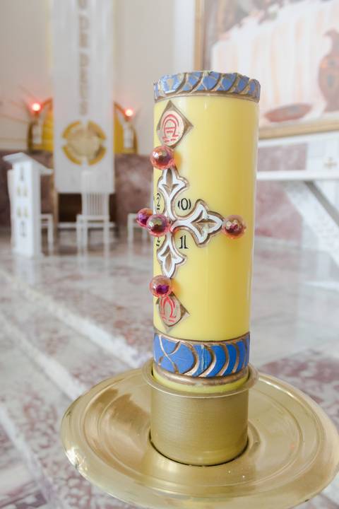 Batizado na Paróquia São João Batista em São Caetano do Sul - SP; Igreja Católica; Foto de Batizado; Memórias; Ana Beatriz Fotografia; Batismo de bebê'