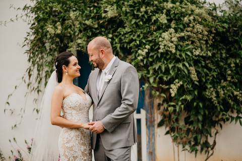 ensaio após a cerimonia de casamento'