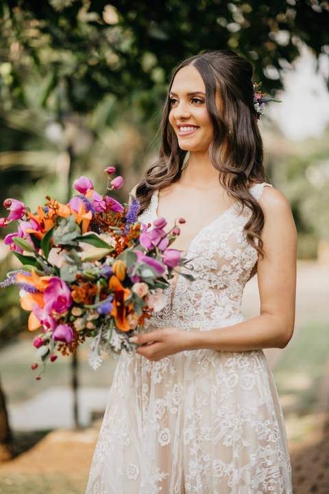 maquiagem de noiva casamento de dia'