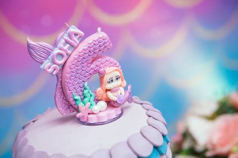 foto dedecoração festa Sereia'