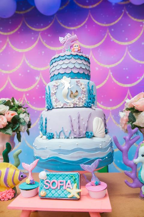 Tema Sereia de festa infantil '