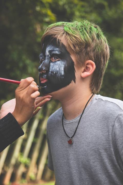 Pintura facial e recreação infantil'