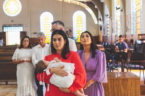 BATIZADO NA IGREJA SAGRADA FAMILIA EM SÃO JOSE'