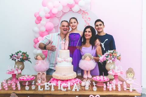Fotografia criativa de família, aniversário'