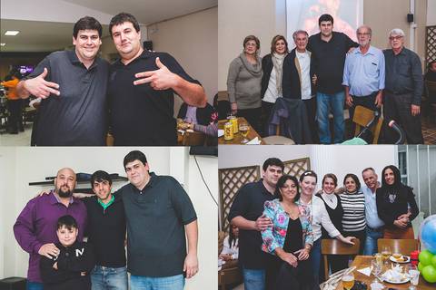 Noite contagiante de aniversário'