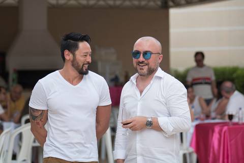 Papai da aniversariante Eduarda adorou a festa'