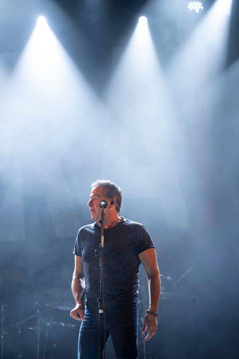 Banda paulista Ira em show ao vivo'