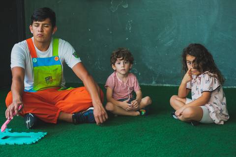 recreação infantil no buffet Quebra Cabeça em São José'