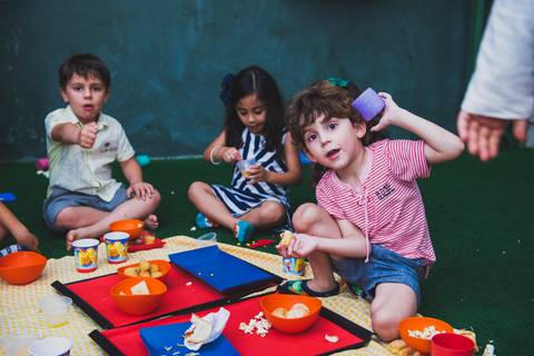 Pic nic é moda em festas de criança'