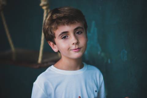 Veja que retrato mais bonito deste menino'