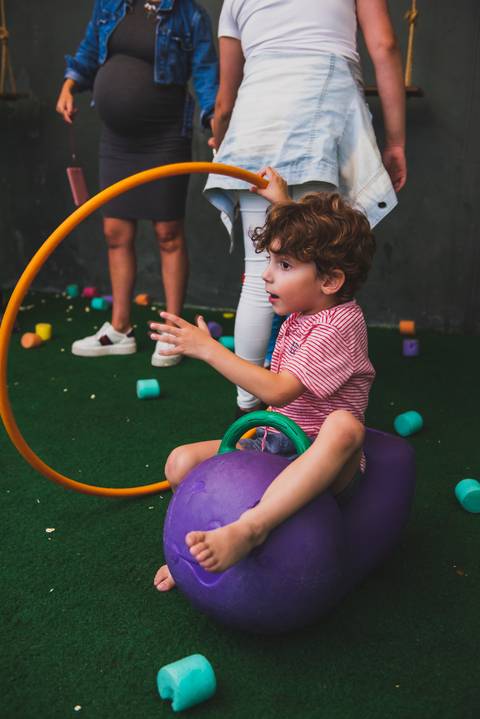 Sentado é mais gostoso para relaxar e se divertir'