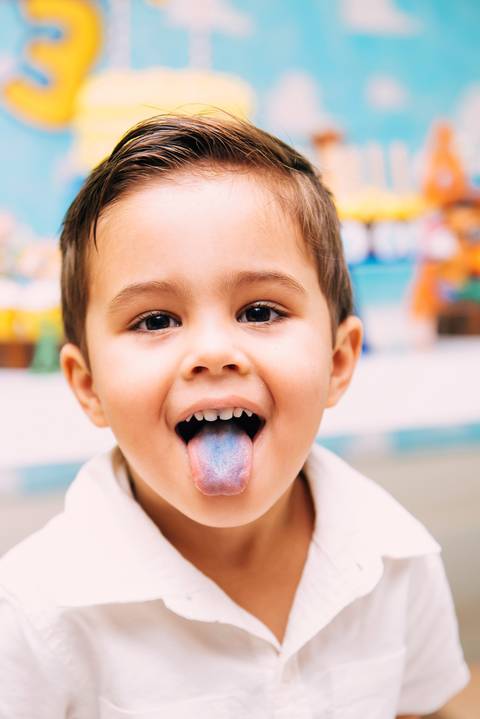O menino da língua azul'