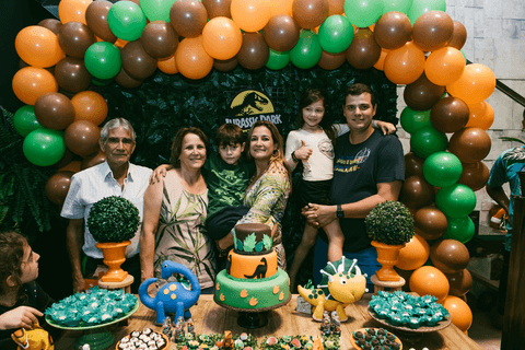 Papais e avós do aniversariante , foto que não pode faltar'