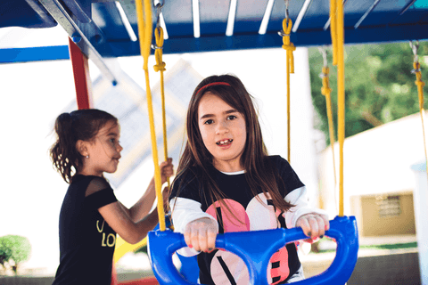 Playground é um bom começo de brincadeira na festa de aniversario'