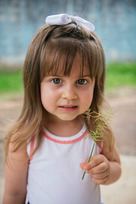 Lindo retrato feito com fotógrafo profissional'