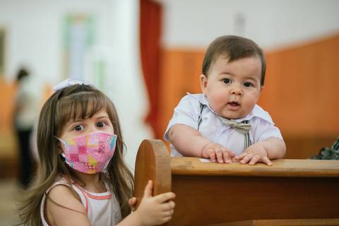 Fotografia profissional para batizado'