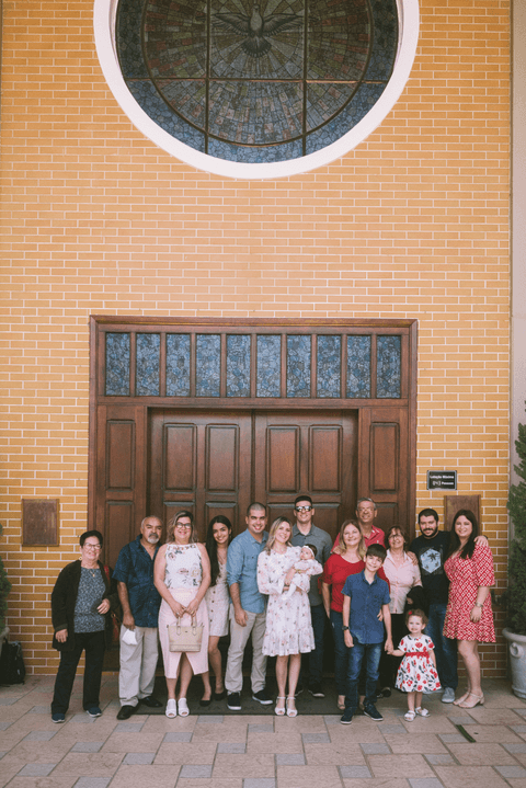 Linda cerimônia realizada na Paróquia Sagrada Família  na cidade de São José '