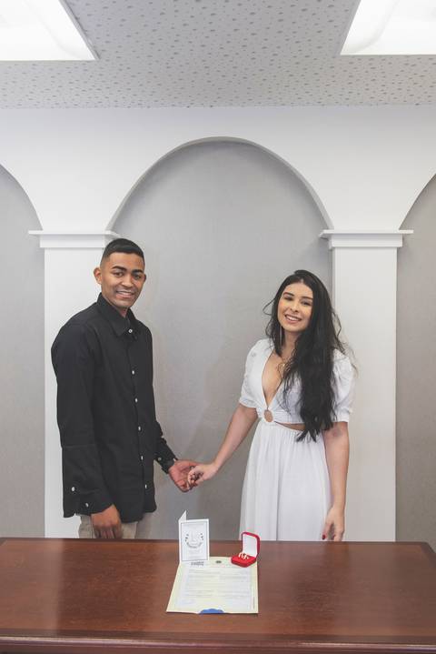Fotos para casamento no civil'