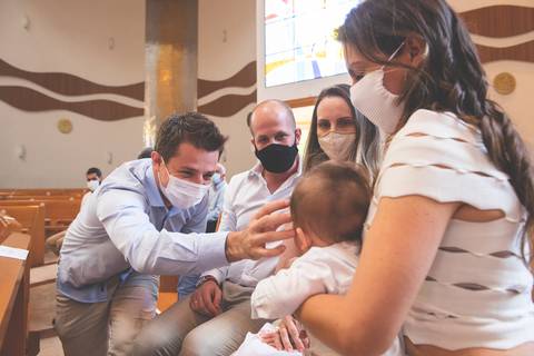 Foto de batismo profissional'