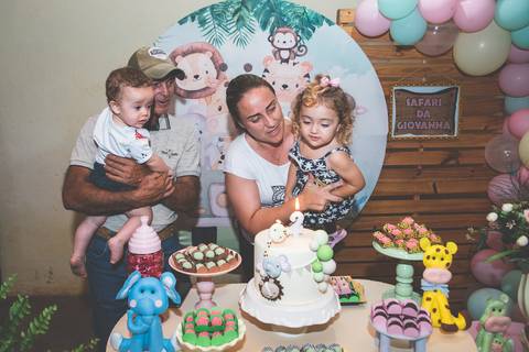 Aniversário com tema de safári '