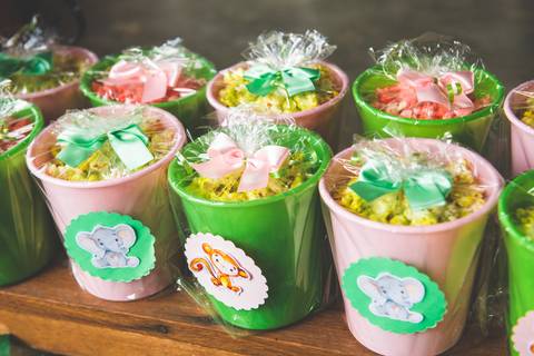 Decoração de festa com tema SAFARI'