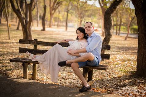 ensaio de gestante realizado no jardim botanico de belo horizonte - MG'