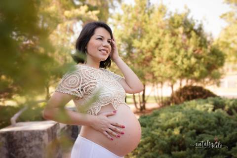 fotografia de gestante realizado no jardim botanico de belo horizonte - MG'