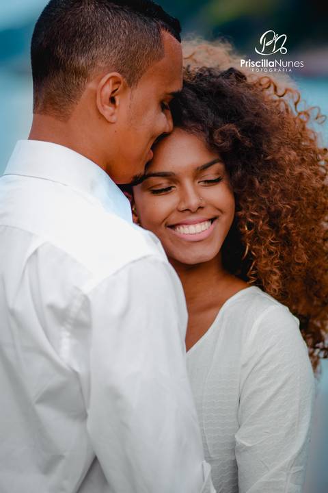 Ensaio/romântico/praia/Santos/SP'