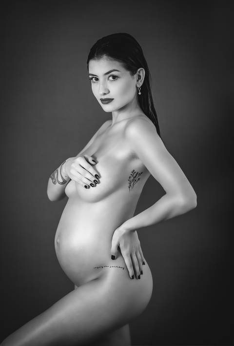 Maternity - Studio Photo Session, Santos, SP, Brazil'