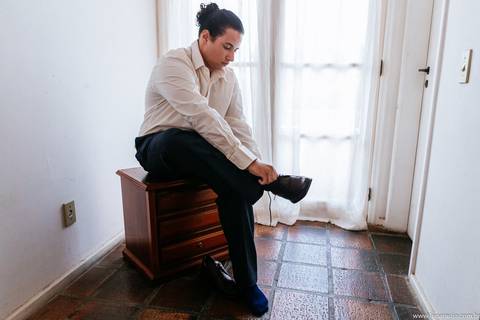 Making of do noivo- Léo Araújo Fotografia - Fotógrafo de Casamento RJ - Casamento - Fotografia de Casamento RJ'