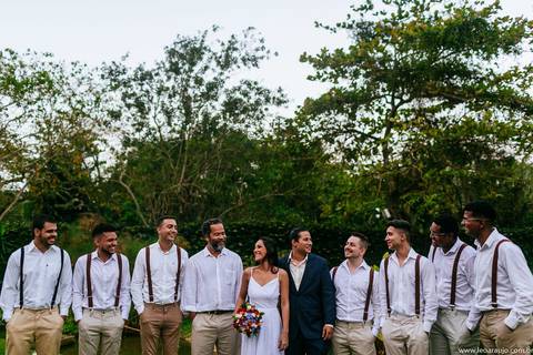 Fotos com padrinhos - Léo Araújo Fotografia - Fotógrafo de Casamento RJ - Casamento - Fotografia de Casamento RJ'