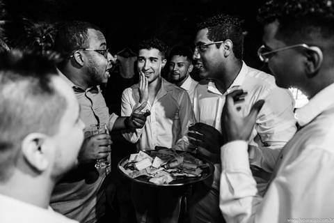 Corte da gravata - Recepção de casamento - Léo Araújo Fotografia - Fotógrafo de Casamento RJ - Casamento - Fotografia de Casamento RJ'