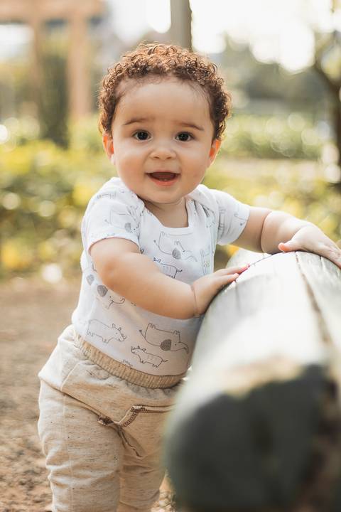 parque Celso Daniel 
Santo André 
bebe sorrindo'