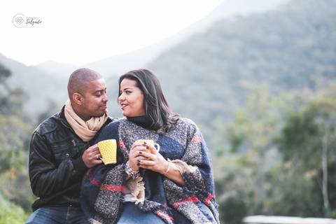 Karina e Anderson - Petrópolis - Vale do Amor - Sessão de fotos'